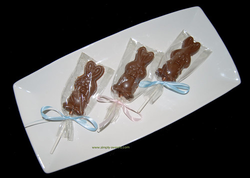 chocolate bunny suckers