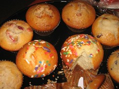 Sprinkle Muffins are delicious