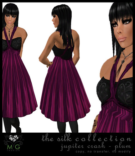 [MG fashion] The Silk Collection - Jupiter Crash (plum)
