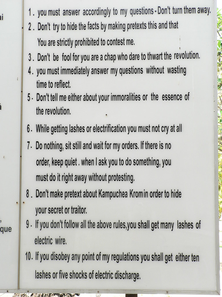 Rules for torture