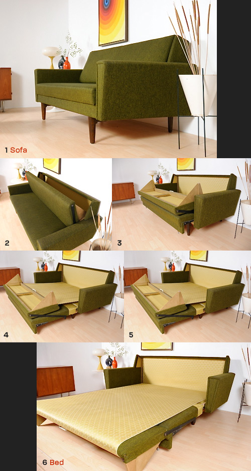 1968 Danish Sleeper Sofa