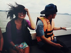 On the Boat to Pulau Besar