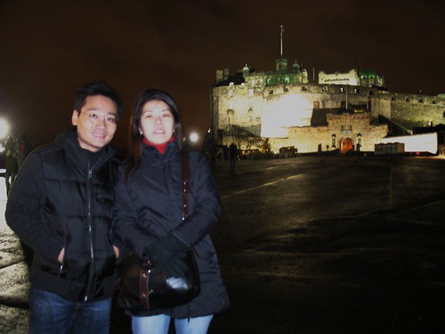 Ben and Shirley, Edinburgh Castle, Scotland