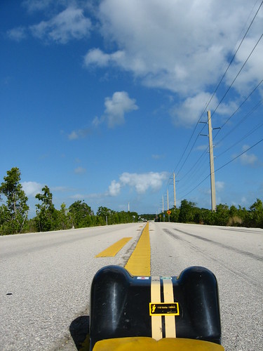 Flat roads on Highway 905, Florida, USA