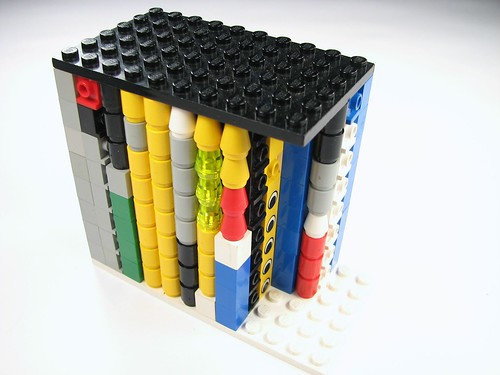 LEGO 1x1 storage, capped