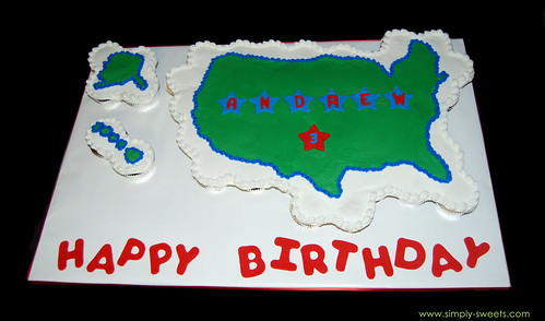 United States Cupcake Cake