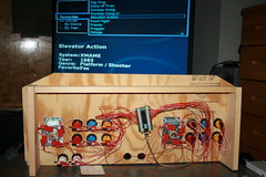 Mame console underneath