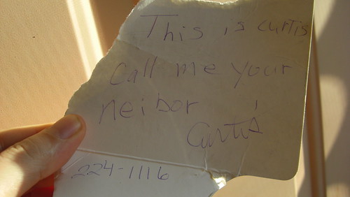 curtis' note