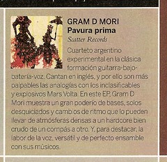 Gram D Mori @ Revista La Nación