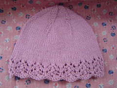 FO - Lace-Edged Woman's Hat