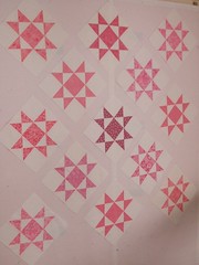 Quilt Pink #1 - just the blocks