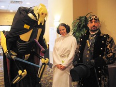 General Grievous, Princess Leia, & nobleman of the steampunk era