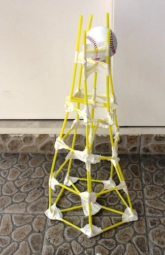 How To Build A Water Tower Using Straws 35