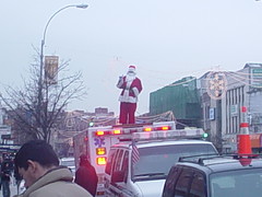 Santa on Ambulance