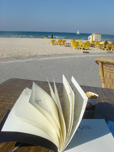 beach & notebook