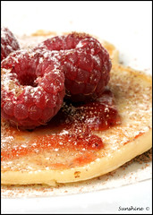 Sunday Raspberry Pancakes