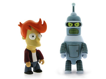 Thumb Nuevos juguetes de Futurama: Fry y Bender