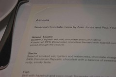 Paul A Young Chocolate Tasting Menu at Almeida