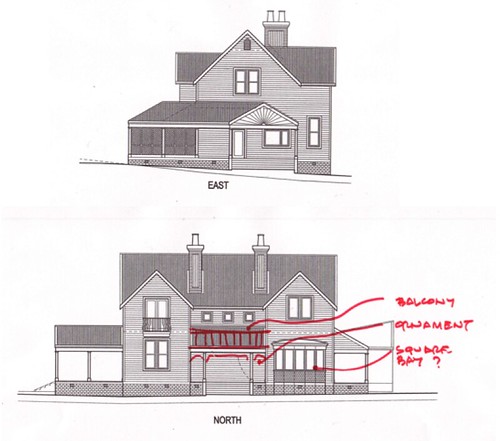 house plan alterations (side view)