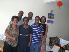 With Joyce's family