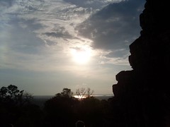 Sunset over Siem Reap
