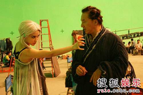 li bingbing forbidden kingdom. Li Bingbing and Jackie Chan