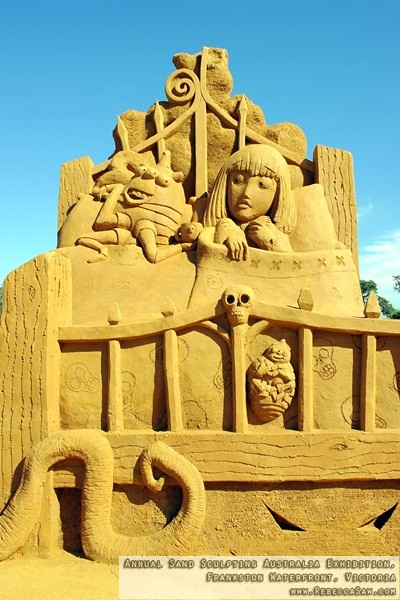 Annual Sand Sculpting Australia exhibition, Frankston waterfront-15