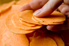 Thinly Sliced Sweet Potatoes