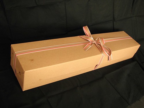 A nice long box with a ribbon