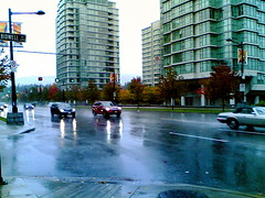 Rainy morning on Georgia St.