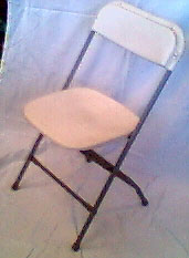Folding Rental Chair- Wedding White