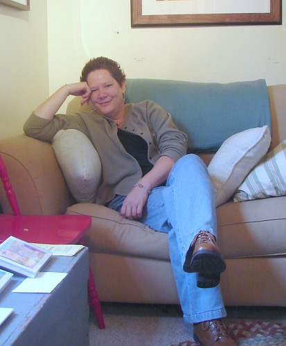 Eckstrom, during her openhouse in Bradford, Pa. '05