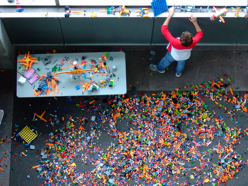 LEGO playpen at Austin Convention Center