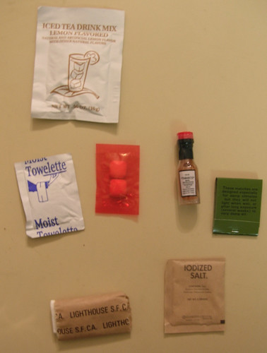 Contents of Condiment Package