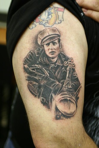 Brando-portrait-tattoo Tattoo. Tattooed at The Tattoo Studio, Crayford