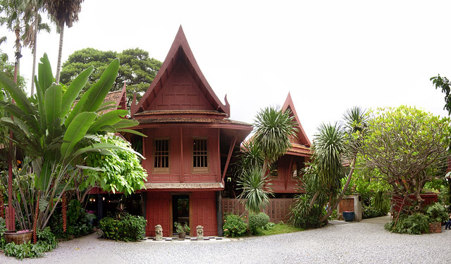 Teak houses of Jim Thompson in Bangkok
