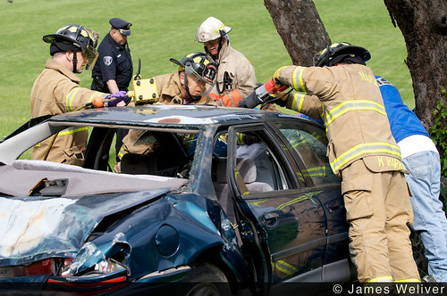 Jaws Of Life. Jaws of Life. Drunk driving accident demonstration: Gaining access to the trapped patient