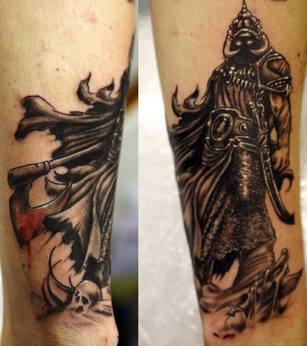 warriors tattoo. Death-Dealer Warrior Tattoo