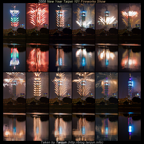 2008 New Year Taipei 101 Fireworks Show Collections