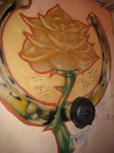 The Yellow Rose of Texas in the Horseshoe Bathroom