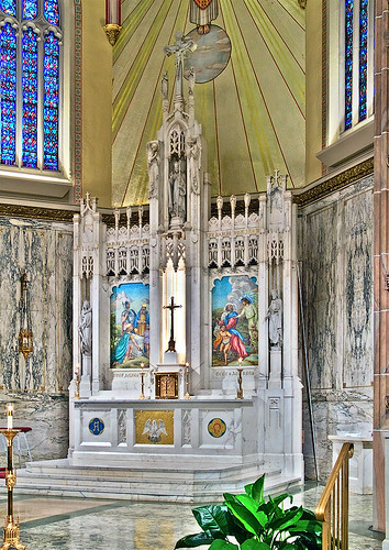 Saint Elizabeth, Mother of John the Baptist Roman Catholic Church in Saint Louis, Missouri, USA - altar 1