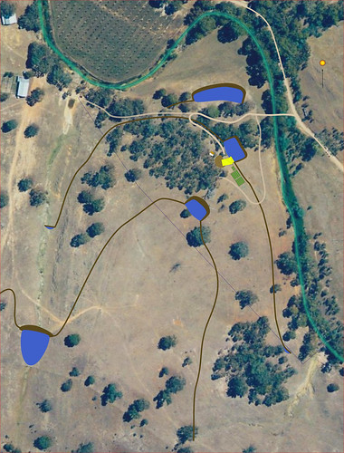 Permaculture Design of Milkwood with aerial photo