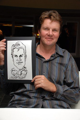 Caricature Christopher Tan 60th birtyhday party 7
