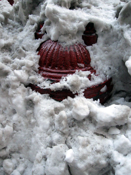 Snow-Covered Fire Hydrant (Click to enlarge)