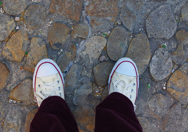 My feet. Avignon, France