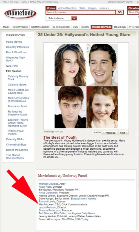 He assigned me AnnaSophia Robb and Josh Hutcherson because I worked on 