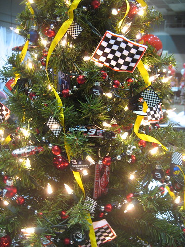 nascar christmas tree theme racecar