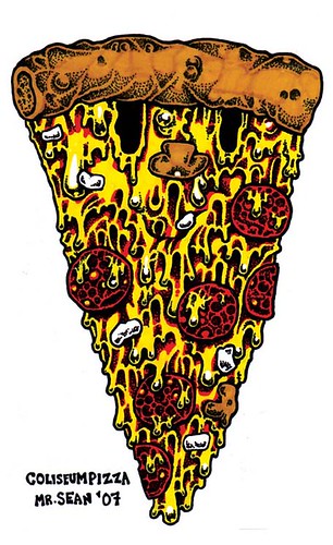 coliseum pizza color