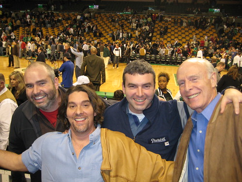 The Bain Men at a Celtics game