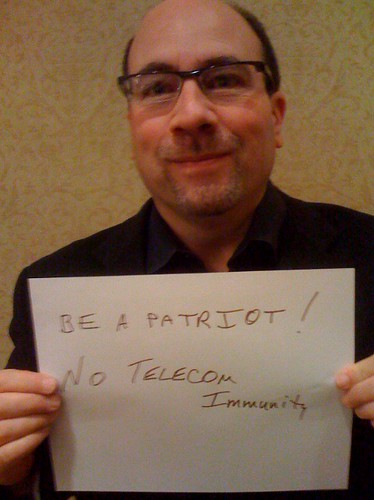 Be a patriot! No telecom immunity.